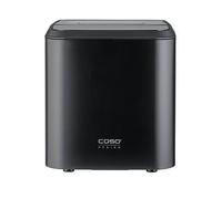 CASO Design Clear Ice Advanced Ice Maker, Compressor Ice Cube Maker, Ice Machine for Matte or Slow Melting Clear Cubes, Ready in 8-12 Mins, Quiet 48 dB, Large 1.5 L Water Tank, Self Cleaning, Black