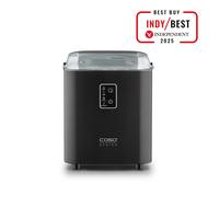 Caso Design IceChef Ice Cube Maker - Black， 1L Water Tank， 12kg Ice per 24 Hours， Countertop Self Cleaning Ice Machine， 2 Ice Cube Sizes