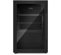 CASO Design Indoor & Outdoor Drinks Cooler Refridgerator, Black, Left-Hand Door