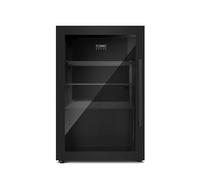 CASO Design Indoor & Outdoor Drinks Cooler Refridgerator, Black, Left-Hand Door