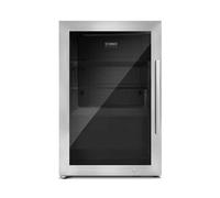 Caso Design Indoor & Outdoor Drinks Cooler Refrigerator, Stainless, Left Door