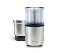 CASO Kitchen Flavour | 2 Blade Electric Coffee Grinder | 4 Blade Nut & Spice Grinder, Herb Grinder | Makes Pesto, Dips, Pastes | Powerful 200 W Motor | Stainless Steel