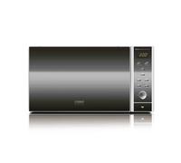 Caso Design MCG25 Ceramic Chef 25 Litre Microwave in Silver with Black Glass - 03351