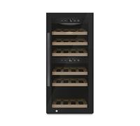 Caso Design WineExclusive 24 Smart Wine Cooler, Wine Fridge up to 24 Bottles - Two Separate Temperature Zones Adjustable from 5°-20°C for Red and White Wine, LED Illuminated, with Wi-Fi Module and App