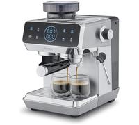 CASO EspressoGourmet & Grind 1826 Coffee Machine - Silver, Silver/Grey