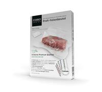 CASO professional foil bag 16x23 cm / 50 bags, for all beams vacuumer, BPA-, very strong & tearproof approx. 150µm, boil-proof, Sous Vide suitable, reusable, suitable for foil welding machines
