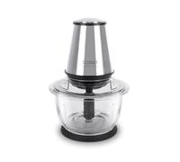CASO UZ 400 - Universal Chopper 4 Premium Stainless Steel Knives, Heavy Duty Glass Container with 1.2 Litre Capacity, Ideal Chopper for Fruit, Vegetables, Fish, Meat, Nuts