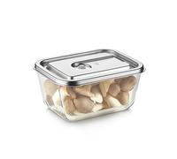 Caso VacuBoxx Inox 2.6 Vacuum Fresh Container, 2600 ml Volume, for Pressure-Sensitive and Liquid Foods, BPA-Free, Oven-Safe, Dishwasher Safe, Freezer Safe