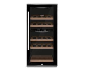 CASO WineComfort 24 Wine Cooler - Black, Black