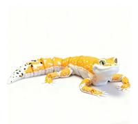 CASOME 3D Printed Leopard Gecko Figurine, Movable Lizard Sculpture for Home Decor, Realistic Reptile Collectible Desk Ornament, Articulated Gecko Model for Reptile Lovers and Collectors(A)