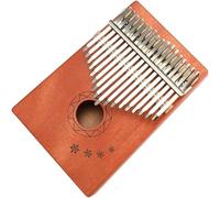 CASOTA Portable Piano Thumb Piano,17 Keys 17 Keys African Solid Mahogany Thumb o Portable Musical Instrument