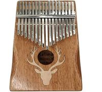 CASOTA Portable Piano Thumb Piano,17 Keys, 17 Keys Elk Thumb Piano Portable Musical Instrument Dreamy Elk Maple Type