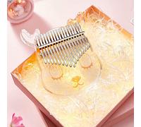 CASOTA Portable Piano Thumb Piano, Portable Musical Instrument, 17 Keys African Thumb o Mini Portable Musical Instrument