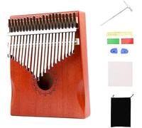 CASOTA Portable Piano Thumb Piano,Portable Wooden Thumb Piano With Carry Bag Tuning Hammer Cleaning Cloth Finger Protector Stickers Music Book For Music Lovers Beginners Students