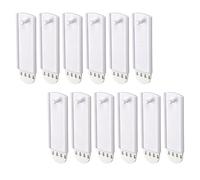 Casoter Command Picture Frame Hangers with Removable Adhesive Strips Set of 12 Heavy Duty Damage-Free Hooks White