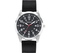 Casotime Tactical Military Watch for Men - Field-Tested Analog Quartz with Luminous Dial, 30M Water Resistant Nylon Band & Second Hand | Unisex Army Sport Wristwatch