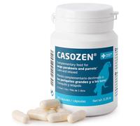 Casozen Calming Support for Large Parrots, Bird Calming Capsule, Soothes Plucking, Biting, & Screaming, Promotes Healthy Mood & Balanced Behavior - Natural & Safe for All Kinds of Bird 30 Capsule