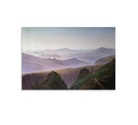 Caspar_David_Friedrich_-_Morning_in_the_Mountains_before_1823 Home Decor Poster Wall Art Hanging Picture Print Decorative Painting Posters 12x18inch(30x45cm)