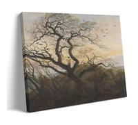 Caspar David Friedrich Painter Works《The Tree of Crows》posters Canvas Wall Art Prints Gifts Photo Picture Paintings Room Decor Home Decorative 12x18inch(30x45cm)