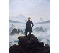 Caspar David Friedrich Sketchbook #1: Cool Artist Gifts - Wanderer Above The Sea Of Fog Caspar David Friedrich Sketchbooks For Artists Adults and Kids to Draw in 8.5x11" 100 blank pages