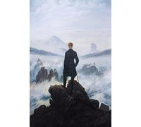 Caspar David Friedrich - The Wanderer Above the Sea of Fog 1818 Home Decor / Unframed Art Print Poster The Wanderer Above The Sea of Fog by Caspar David Friedrich / Bedroom Decor (11.7 x 16.5 (A3))