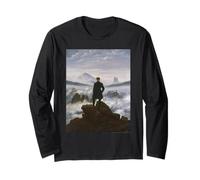 Caspar David Friedrich Wanderer Above The Sea of Fog Long Sleeve T-Shirt
