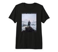 Caspar David Friedrich Wanderer Above The Sea of Fog Premium T-Shirt
