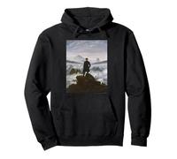 Caspar David Friedrich Wanderer above the Sea of Fog Pullover Hoodie