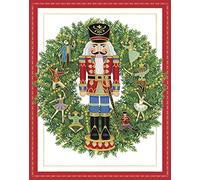 Caspari 5 x Christmas Greeting Cards Notelets & envelopes - Nutcracker - 118mm x 153mm