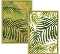 Caspari 8 Greeting Cards Notelets Blank & envelopes - Under The Palms New York Botanical Gardens