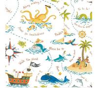Caspari 9008RSC 1.5 m Yo Ho Ho Continuous Wrapping Paper Roll