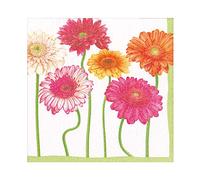 Caspari Blooming Daisy Luncheon Napkins - 20 Per Package