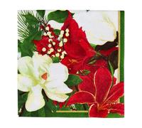Caspari Christmas Garden Cocktail Napkins - 20 Per Package