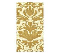 Caspari Entertaining Palazzo Paper Guest Towels, Ivory, 15-Pack