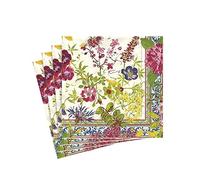 Caspari Entertaining with Caspari 5860 °C Millefleurs Three Layers, 24 x 24 cm Pack of 20 Paper Napkins