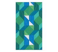 Caspari Entertaining with Color Theory Guest Towel, Paper, Green, 11 x 20 x 3 cm