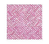 Caspari Fretwork Paper Luncheon Napkins in Fuchsia - 20 Per Package