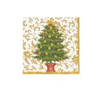 Caspari Gilded Tree Cocktail Napkins - 20 Per Package, 2 Packs