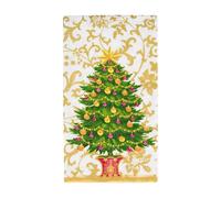 Caspari Gilded Tree Guest Towel Napkins - 15 Per Package