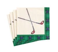 Caspari Golfing Paper Cocktail Napkins - 20 Per Package
