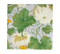 Caspari Heirloom Pumpkins Paper Luncheon Napkins in Grey & White - 20 Per Package
