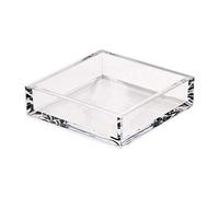 Caspari HL02 Luncheon Acrylic Paper Lunch Napkin Holder, Clear, Transparent