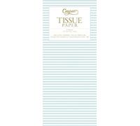 Caspari Mini Stripe robin’s egg blue Tissue Wrap 4 sheets of 70 x 50 cm luxury tissue wrapping paper