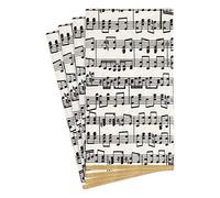Caspari Musica Paper Guest Towels, Pack of 15