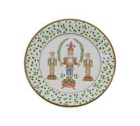 Caspari Nutcracker Christmas Dinner Plates - 8 Per Package