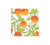 Caspari Orange Grove Paper Cocktail Napkins, 20 Per Package