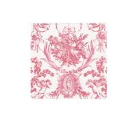 Caspari Romantic Toile Rose Cocktail Napkins - 20 Per Package