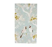 Caspari Scenic Songbirds Celadon Guest Towel Napkins - 15 Per Package