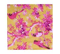Caspari Scenic Songbirds Rose & Gold Cocktail Napkins - 20 Per Package