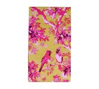 Caspari Scenic Songbirds Rose & Gold Guest Towel Napkins - 15 Per Package